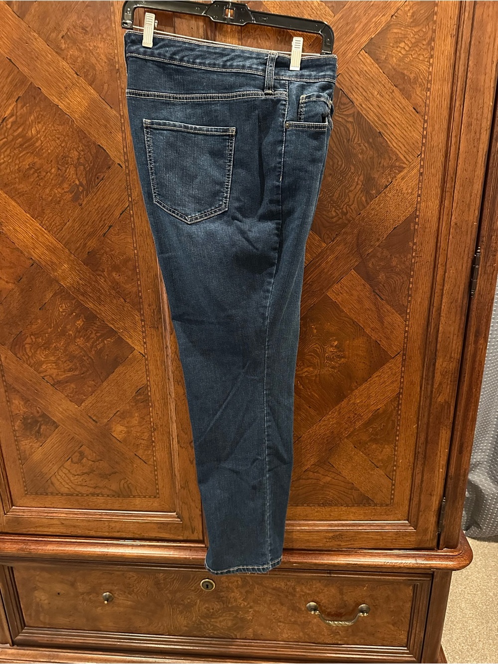 Wonderly Women's Straight Leg Dark Indigo Jeans